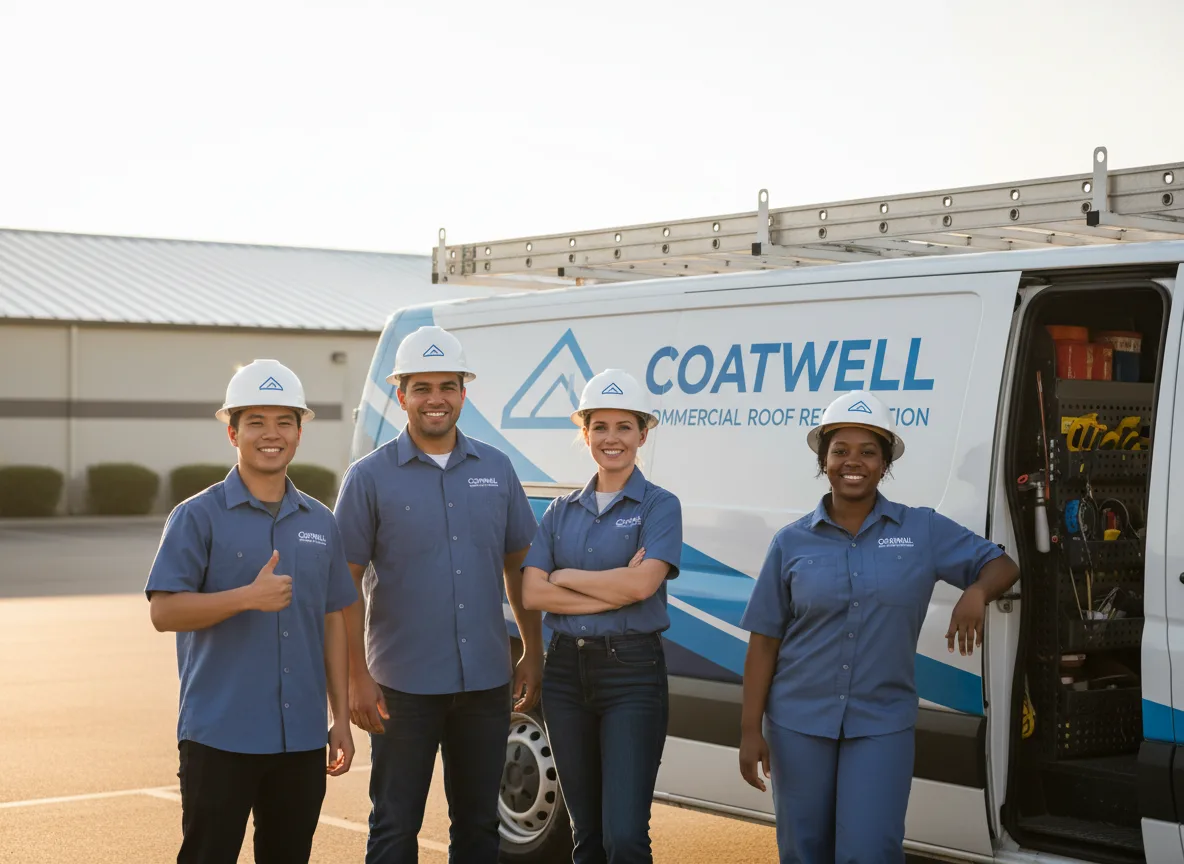 Commercial roof coating company in Bloomer, WI